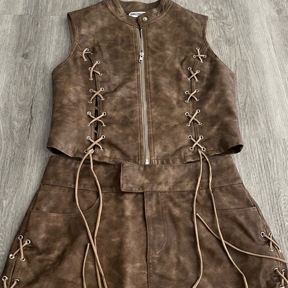 Princess Polly Other - Princess Polly Ceejay Faux leather set